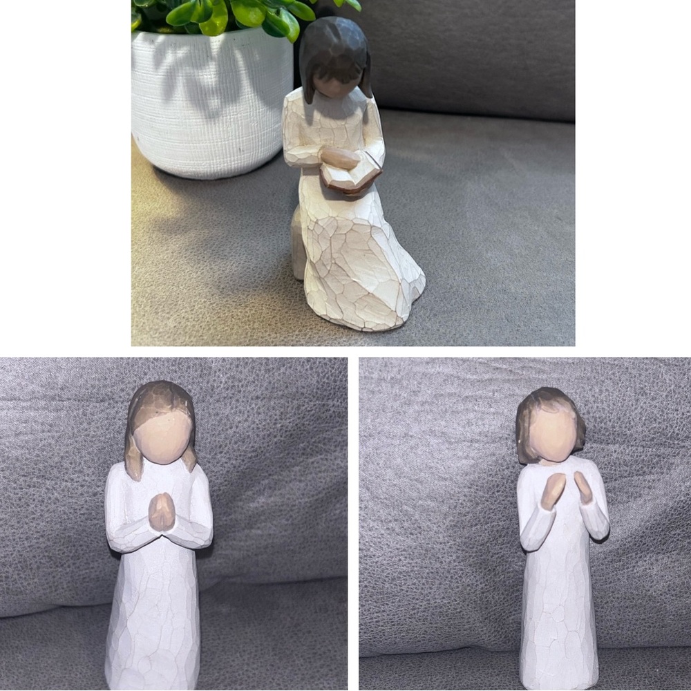 50%offw❤️ Willow Tree Sisters by Heart Demdaco Susan Lordi Vintage 3 pc